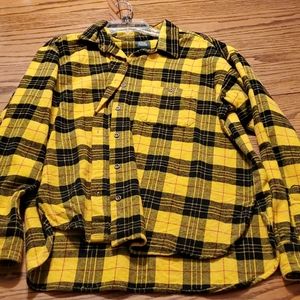 Yellow/ black flannel